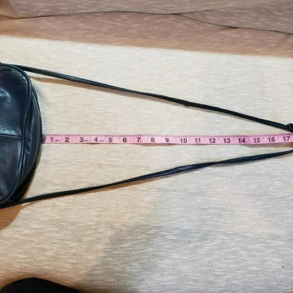 Vintage Blue leather small crossbody‎ - Picture 7 of 7